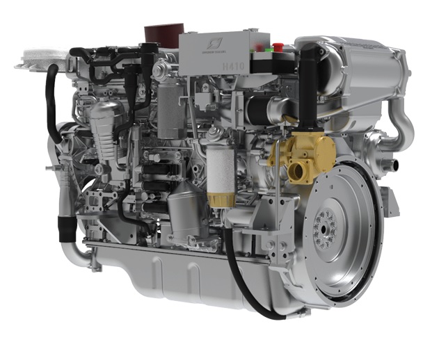 NEW Hyundai Seasall H410 410hp Marine Diesel Engine - Marine Engines Direct
